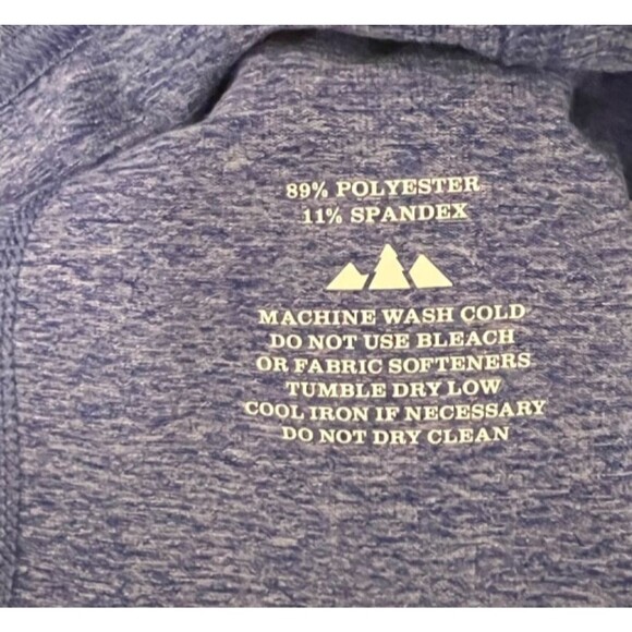 REI Co-Op Womens Heather Purple Pullover Long Sleeve 1/4 Zip Tech Shirt Active S - Picture 6 of 6